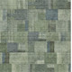 8' X 10' Green And Mint Green Geometric Washable Indoor Outdoor Area Rug