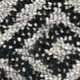 7' X 10' Gray and Black Wool Geometric Hand Tufted Area Rug