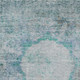 8' X 10' Teal Blue Aqua And Gray Oriental Washable Indoor Outdoor Area Rug