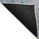 10' X 14' Teal Blue Aqua And Gray Oriental Washable Indoor Outdoor Area Rug