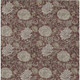 8' X 10' Merlot Taupe And Beige Floral Washable Indoor Outdoor Area Rug
