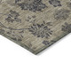3' X 5' Brown Beige And Chocolate Floral Washable Indoor Outdoor Area Rug