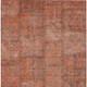 9' X 12' Salmon Copper And Gray Patchwork Washable Indoor Outdoor Area Rug