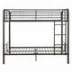 Gunmetal Full Over Full Metal Bunk Bed