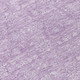 5' X 8' Lavender Lilac And Ivory Floral Washable Indoor Outdoor Area Rug