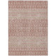 3' X 5' Blush Gold And Ivory Tribal Washable Indoor Outdoor Area Rug