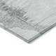 5' X 8' Silver Gray And Pewter Abstract Washable Indoor Outdoor Area Rug