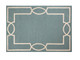8' X 11' Gray And Ivory Handmade Indoor Outdoor Area Rug