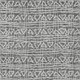 8' X 10' Charcoal Gray And Ivory Geometric Washable Indoor Outdoor Area Rug