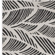 3' X 5' Black And White Floral Indoor Outdoor Area Rug