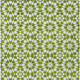 9' X 12' Lime Green Ivory And Beige Floral Medallion Washable Indoor Outdoor Area Rug