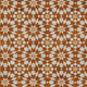 10' X 14' Orange Beige And Copper Floral Medallion Washable Indoor Outdoor Area Rug