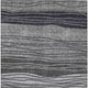 10' X 14' Gray Charcoal And Silver Striped Washable Indoor Outdoor Area Rug