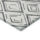 8' X 10' Gray And Ivory Geometric Washable Indoor Outdoor Area Rug