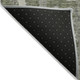 8' X 10' Olive Green Gray And Beige Striped Washable Indoor Outdoor Area Rug