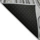 3' X 5' Gray Charcoal And Ivory Abstract Washable Indoor Outdoor Area Rug