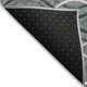 10' X 14' Gray Ivory And Charcoal Abstract Washable Indoor Outdoor Area Rug