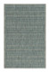 5' X 8' Teal Blue Southwestern Indoor Outdoor Area Rug