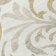 8' X 10' Ivory Beige And Taupe Floral Washable Indoor Outdoor Area Rug