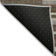 8' X 10' Brown Beige And Copper Striped Washable Indoor Outdoor Area Rug