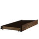 Brown and Black Solid Wood Twin Bed Frame