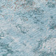 10' X 14' Teal Blue Aqua And Gray Floral Washable Indoor Outdoor Area Rug