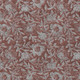 3' X 5' Orange Gray And Silver Floral Washable Indoor Outdoor Area Rug