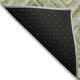 10' X 14' Artichoke Green And Brown Geometric Washable Indoor Outdoor Area Rug