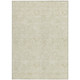 10' X 14' Ivory And Beige Floral Washable Indoor Outdoor Area Rug