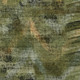 9' X 12' Olive Green And Gold Abstract Washable Indoor Outdoor Area Rug