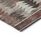 9' X 12' Brown And Ivory Southwestern Washable Indoor Outdoor Area Rug
