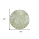 8' Artichoke Green Fern Green And Ivory Round Abstract Washable Indoor Outdoor Area Rug
