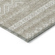 10' X 14' Beige And Ivory Southwestern Washable Indoor Outdoor Area Rug