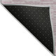 10' X 14' Blush Pink And Beige Striped Washable Indoor Outdoor Area Rug