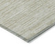 8' X 10' Taupe Beige And Tan Striped Washable Indoor Outdoor Area Rug