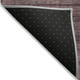 9' X 12' Merlot And Gray Striped Washable Indoor Outdoor Area Rug