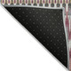 10' X 14' Mauve Merlot And Ivory Southwestern Washable Indoor Outdoor Area Rug