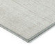 5' X 8' Ivory And Beige Striped Washable Indoor Outdoor Area Rug