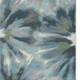 10' X 13' Teal Ivory And Gray Floral Area Rug