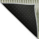 9' X 12' Artichoke Green And Light Green Striped Washable Indoor Outdoor Area Rug