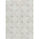 10' X 14' Beige And Brown Abstract Washable Indoor Outdoor Area Rug