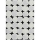 10' X 14' Black Gray And Ivory Abstract Washable Indoor Outdoor Area Rug