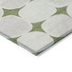 8' X 10' Green And Beige Abstract Washable Indoor Outdoor Area Rug