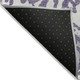 5' X 8' Purple Gray And Ivory Animal Print Washable Indoor Outdoor Area Rug