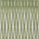 5' X 8' Green And Ivory Geometric Washable Indoor Outdoor Area Rug