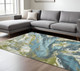 8' X 10' Multicoloured Shag Area Rug