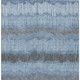 10' X 14' Blue Black And Gray Striped Washable Indoor Outdoor Area Rug