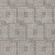 9' X 12' Taupe And Ivory Geometric Washable Indoor Outdoor Area Rug