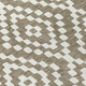 10' X 14' Taupe And Ivory Geometric Washable Indoor Outdoor Area Rug