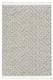 12' X 15' Gray and Ivory Geometric Area Rug